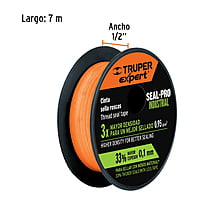 Cinta sella roscas, uso industrial, 7 m, 1/2' - CTF-1/2X7X / 12515 Cinta sella roscas, uso industrial, 7 m, 1/2' - CTF-1/2X7X / 12515