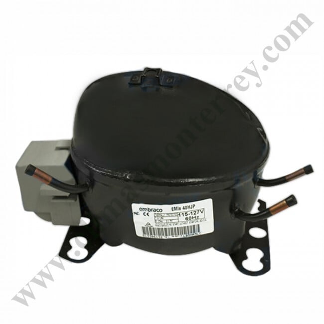 Compresor Fraccionario Media Efficiencia Embraco Hp 1/8, R-134A, 115V-60Hz - Emie40Hjp Compresor Fraccionario Media Efficiencia Embraco Hp 1/8, R-134A, 115V-60Hz - Emie40Hjp