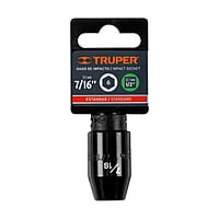 Dado de impacto, 6 puntas, cuadro 1/2' de 7/16' - D-7414-H / 13376 Dado de impacto, 6 puntas, cuadro 1/2' de 7/16' - D-7414-H / 13376