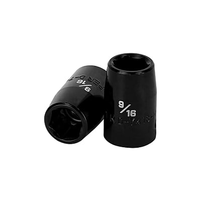 Dado de impacto, 6 puntas, cuadro 1/2' de 9/16' - D-7418-H / 13378