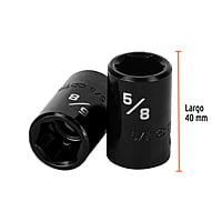 Dado de impacto, 6 puntas, cuadro 1/2' de 5/8' - D-7420-H / 13379 Dado de impacto, 6 puntas, cuadro 1/2' de 5/8' - D-7420-H / 13379
