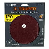 Caja con 3 discos de lija 6' grano 120 para PUL 4x6 - D120-PUL-4X6 / 16165 Caja con 3 discos de lija 6' grano 120 para PUL 4x6 - D120-PUL-4X6 / 16165