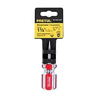 Desarmador plano, 1/4 x 1-1/2', mango PVC, Pretul - DR-1/4X1-1/2TP / 21461 Desarmador plano, 1/4 x 1-1/2', mango PVC, Pretul - DR-1/4X1-1/2TP / 21461