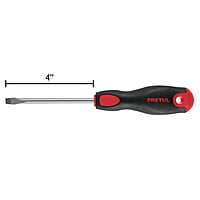 Desarmador plano,1/4x4',mango Comfort Grip, Pretul - DR-1/4X4BP / 21481 Desarmador plano,1/4x4',mango Comfort Grip, Pretul - DR-1/4X4BP / 21481