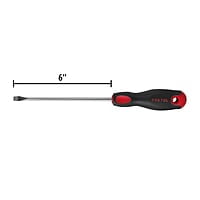 Desarmador plano, 1/4x6', mango Comfort Grip, Pretul - DR-1/4X6BP / 21484