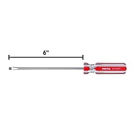 Desarmador plano, 3/16 x 6', mango PVC, Pretul - DR-3/16X6TP / 21457 Desarmador plano, 3/16 x 6', mango PVC, Pretul - DR-3/16X6TP / 21457