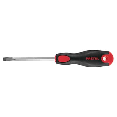 Desarmador plano,1/4x4',mango Comfort Grip, Pretul - DR-1/4X4BP / 21481