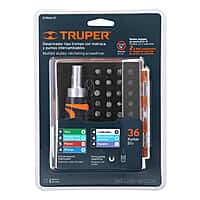 Desarmador tipo trompo con matraca, 37 piezas - DTROM-37 / 17845 Desarmador tipo trompo con matraca, 37 piezas - DTROM-37 / 17845