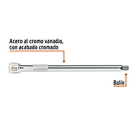Extensión de 8' para matraca, para dados cuadro 3/8' - E-5261 / 13665 Extensión de 8' para matraca, para dados cuadro 3/8' - E-5261 / 13665
