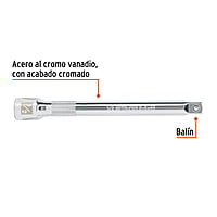 Extensión de 8' para matraca para dados cuadro 1/2' - E-5462 / 13917 Extensión de 8' para matraca para dados cuadro 1/2' - E-5462 / 13917