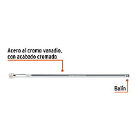 Extensión de 15' para matraca para dados cuadro 1/2' - E-5464 / 13918 Extensión de 15' para matraca para dados cuadro 1/2' - E-5464 / 13918