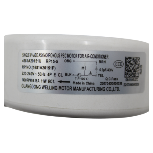 Motor Evaporador Para Minisplit Lg G121Hb - Eau61023207 Sustituto 4681A20151U