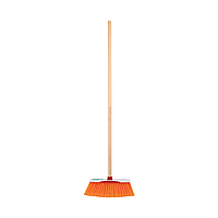 Escoba cerdas de PET extra suaves, bastón de madera, 57030 - ES-35S030 - ES-35 Escoba cerdas de PET extra suaves, bastón de madera, 57030 - ES-35S030 - ES-35
