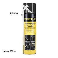 Espuma expansiva, 500 ml, Pretul - ESEX-500P / 27008 Espuma expansiva, 500 ml, Pretul - ESEX-500P / 27008