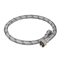 Manguera hule, 1/2', 80 cm, acero inoxidable, usos generales - FBO-1280X / 49134 Manguera hule, 1/2', 80 cm, acero inoxidable, usos generales - FBO-1280X / 49134
