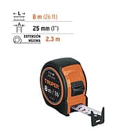 flexómetro-compacto-contra-impactos-8-m-cinta-25-mm-truper-fcg-8m-12774 flexómetro-compacto-contra-impactos-8-m-cinta-25-mm-truper-fcg-8m-12774