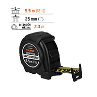 flexómetro-cinta-negra-5-5-m-cinta-27-mm-fcn-55m-11745 flexómetro-cinta-negra-5-5-m-cinta-27-mm-fcn-55m-11745