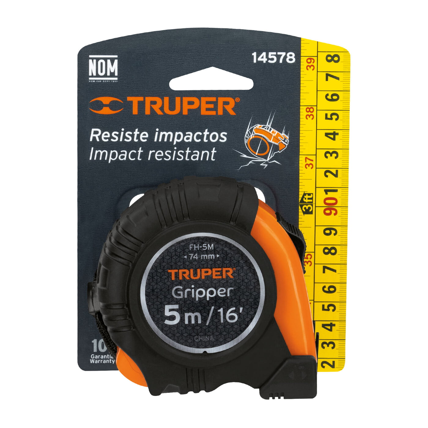 Flex Metro Gripper Contra Impacto M Cinta Mm Fh M