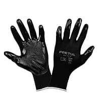 Guantes de nylon recubiertos de nitrilo, chicos, Pretul - GU-121P / 20026 Guantes de nylon recubiertos de nitrilo, chicos, Pretul - GU-121P / 20026