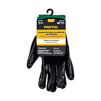 Guantes de nylon recubiertos de nitrilo, medianos,Pretul - GU-122P / 20027 Guantes de nylon recubiertos de nitrilo, medianos,Pretul - GU-122P / 20027
