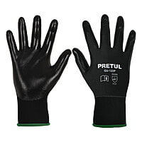 Guantes de nylon recubiertos de nitrilo, medianos,Pretul - GU-122P / 20027 Guantes de nylon recubiertos de nitrilo, medianos,Pretul - GU-122P / 20027