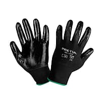 Guantes de nylon recubiertos de nitrilo, medianos,Pretul - GU-122P / 20027 Guantes de nylon recubiertos de nitrilo, medianos,Pretul - GU-122P / 20027