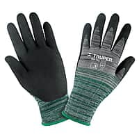 Guantes de nylon recubiertos de nitrilo arenoso, medianos - GU-132 / 17064 Guantes de nylon recubiertos de nitrilo arenoso, medianos - GU-132 / 17064