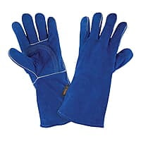 Guantes azules reforzados para soldador - GU-515 / 15246 Guantes azules reforzados para soldador - GU-515 / 15246