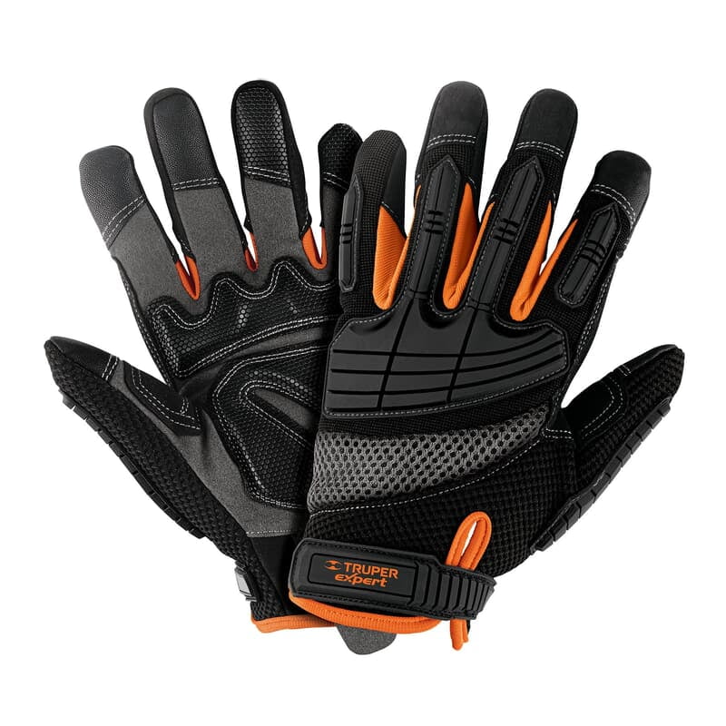 Guantes para mecánicos con protección anti-impacto - GU-665 / 15158 Guantes para mecánicos con protección anti-impacto - GU-665 / 15158