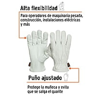 Guantes de piel de cabra, tipo operador - GU-725 / 14286 Guantes de piel de cabra, tipo operador - GU-725 / 14286