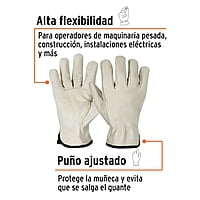 Guantes de piel de cerdo, tipo operador - GU-743 / 14999 Guantes de piel de cerdo, tipo operador - GU-743 / 14999