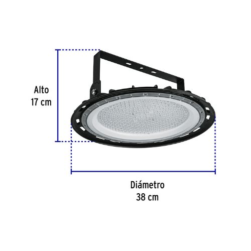 Luminario LED High Bay 200 W 6500 K, VOLTECK-HB-200L / 46794
