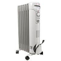Calefactor Eléctrico Radiador de Aceite Heatwave, 3 Potencias de Calefacción, Potencia Mín. 600 W – Máx. 1500 W, Superficie a Cubrir 18 mts2 - HR1507ZCR Calefactor Eléctrico Radiador de Aceite Heatwave, 3 Potencias de Calefacción, Potencia Mín. 600 W – Máx. 1500 W, Superficie a Cubrir 18 mts2 - HR1507ZCR
