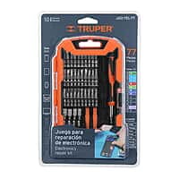 Juego de 77 piezas para reparación de electrónica, Truper 100373 Juego de 77 piezas para reparación de electrónica, Truper 100373