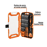 Juego de 77 piezas para reparación de electrónica, Truper 100373 Juego de 77 piezas para reparación de electrónica, Truper 100373