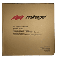 Kit de Instalacion Para Minisplit Mirage 1/4 X 3/4 (Aluminio) Absolut X - Kitm5