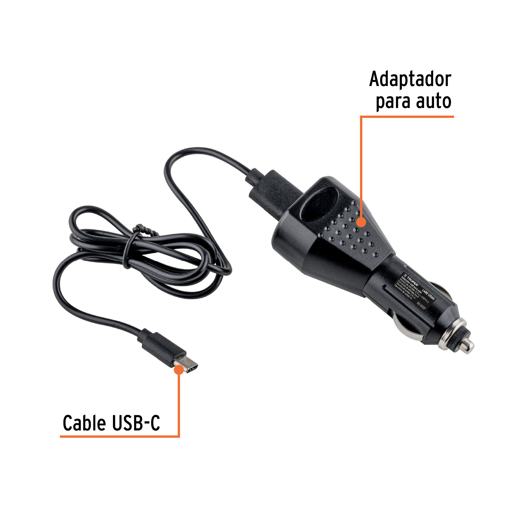 Linterna reflectora LED 900 lm, recargable, TRUPER-LARE-900 / 102404