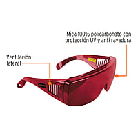 Lentes de seguridad para láser rojo - LEN-NL / 10757 Lentes de seguridad para láser rojo - LEN-NL / 10757
