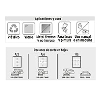 Lija de agua, grano 280 - LIAG-280 / 11625 Lija de agua, grano 280 - LIAG-280 / 11625