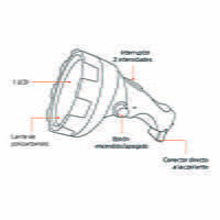 Linterna recargable de LED, 150 lúmenes - LILE-9T / 16005 Linterna recargable de LED, 150 lúmenes - LILE-9T / 16005