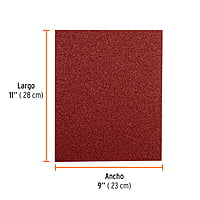 Lija de esmeril roja, grano 40 - LIMER-40 / 11644 Lija de esmeril roja, grano 40 - LIMER-40 / 11644