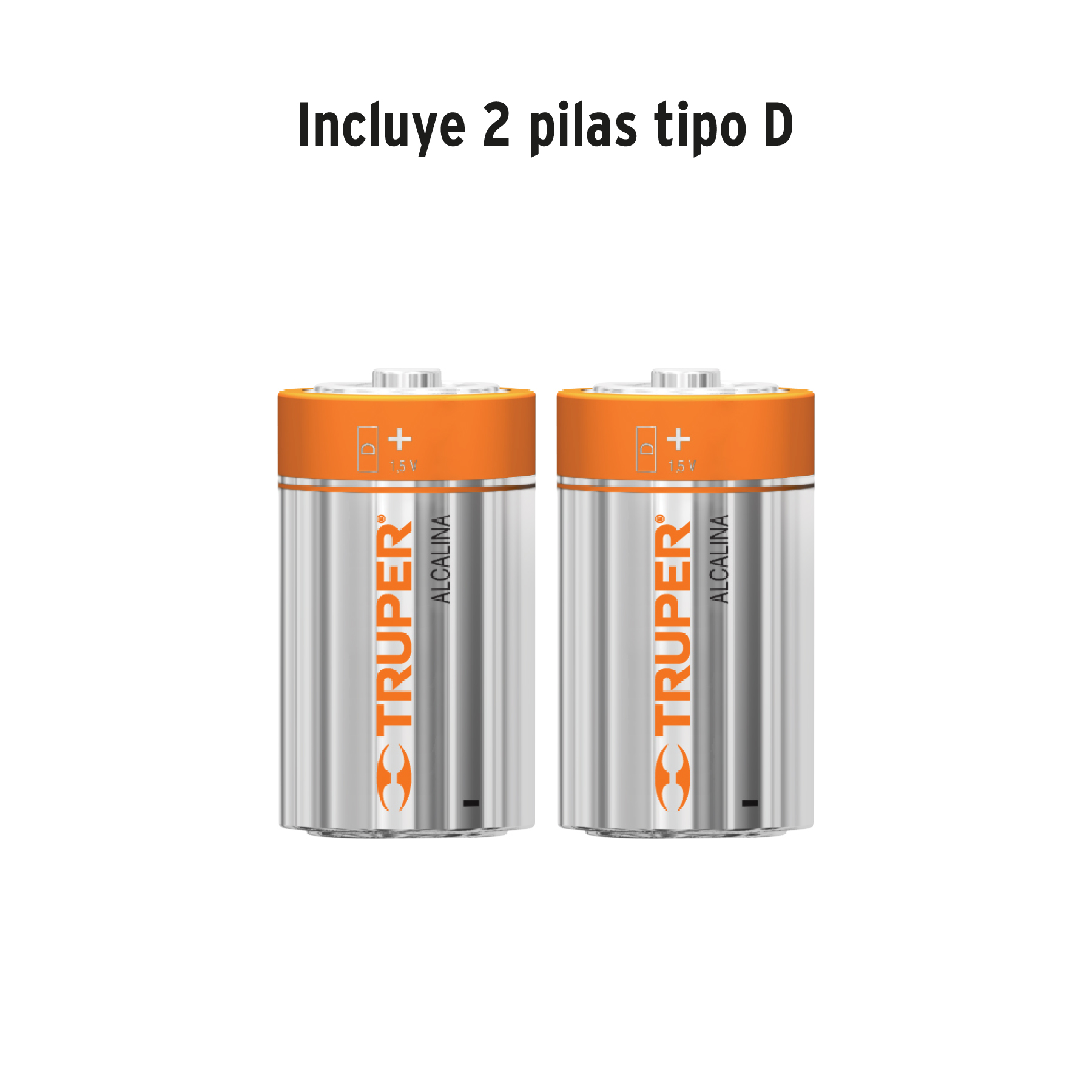 Linterna de aluminio LED Cree 500 lm con 2 pilas D, Truper-LINA-2DN / 18813