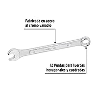 Llave combinada, mm, 8 x 120 mm, Pretul - LL-2008MP / 21902 Llave combinada, mm, 8 x 120 mm, Pretul - LL-2008MP / 21902
