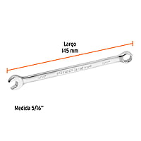 Llave combinada, extralarga, 5/16' x 145 mm - LL-2010 / 15591 Llave combinada, extralarga, 5/16' x 145 mm - LL-2010 / 15591