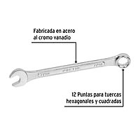 Llave combinada, 7/16' x 130 mm, Pretul - LL-1214P / 21883 Llave combinada, 7/16' x 130 mm, Pretul - LL-1214P / 21883