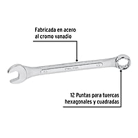 Llave combinada, mm, 15 x 190 mm, Pretul - LL-2015MP / 21909 Llave combinada, mm, 15 x 190 mm, Pretul - LL-2015MP / 21909