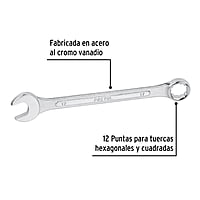 Llave combinada, mm, 17 x 210 mm, Pretul - LL-2017MP / 21911 Llave combinada, mm, 17 x 210 mm, Pretul - LL-2017MP / 21911
