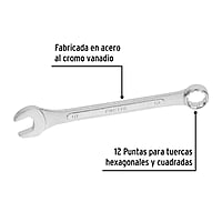Llave combinada, mm, 18 x 220 mm, Pretul - LL-2018MP / 21912 Llave combinada, mm, 18 x 220 mm, Pretul - LL-2018MP / 21912