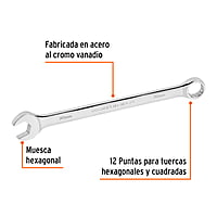 Llave combinada, extralarga, milimétrica, 20 x 287 mm - LL-2020M / 15624 Llave combinada, extralarga, milimétrica, 20 x 287 mm - LL-2020M / 15624