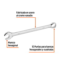 Llave combinada, extralarga, 7/8' x 316 mm - LL-2028 / 15600